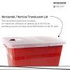 McKesson Prevent Sharps Container, Biohazard, Locking Lid, Red, 8 gal, 13 3/4 in x 13 3/4 in x 14 in