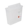 McKesson Prevent Sharps Container for Home Use, 5 Quart – for Biohazard Infectious Waste, Needle and Syringe Disposal – Translucent, Touchless Lid – White, 20 Count
