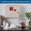 McKesson Prevent Sharps Wall Mounted Cabinet – Polypropylene, Locking, Neutral Color, Fits 5 qt Sharps Container – 12.25 in x 4.75 in x 10 in, 1 Count