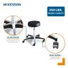 McKesson Round Pneumatic Exam Stool – Comfortable and Adjustable Medical Chair for Healthcare Professionals – Black, Adjustable Height, 1 Count