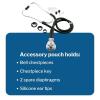 McKesson Sprague Rappaport Stethoscope, Double-Sided Chestpiece, Black, 16 in, 1 Count