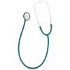 McKesson Stethoscope, Lightweight, Single Head, Diaphragm Only, Adjustable Binaurals, Teal Blue, 21 in, 1 Count