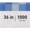 McKesson Tape Measure, Disposable Paper, English/Metric Scale, 36 in, 1000 Count