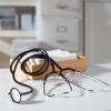 McKesson Teaching Stethoscope, Dual Head, Aluminum, Double-Sided Chestpiece, 22 in, 1 Count, Black((1 ct))