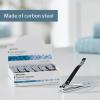 McKesson Toenail Clippers with File – Steel Nail Clippers with Thumb Squeeze Lever, 12 Count