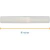 McKesson Toothbrush Holder, Transparent, Two-Piece, Made from Polypropylene, 8 in, 100 Count