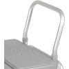 McKesson Transfer Bath Bench with Reversible Back – Aluminum Frame, Suction Cup Legs – Gray, 500 lbs Capacity, 26 1/2 in Seat Width, 18 in to 23 in Height, 1 Count