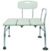 McKesson Transfer Bench for Bathtubs, Aluminum, Adjustable Height, 17.5 in to 22.5 in, Up to 400 lbs, 1 Count