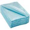 McKesson Disposable Towels [Pack of 500] for Dental Bibs, Nails, Tattoo, Dentist, Medical – 13 x 18 in, 2-Ply Tissue with Poly Back, Diamond Embossed, Blue(500)