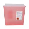 McKesson Prevent Biohazard Sharps Container, Plastic, Red, 1.25 gal