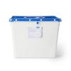 McKesson Prevent Pharmaceutical Sharps Container, Premium – PG-II, Non-Hazardous, Plastic, Vertical Entry, Rotating Lid – 8 gal, 13 in x 17 3/10 in x 13 1/2 in, 9 Count