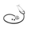 McKesson Stethoscope, Lightweight, Double-Sided Chestpiece, Adjustable Binaurals, Black, 22 in, 1 Count