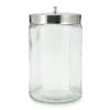 McKesson Sundry Glass Jar, Stainless Steel Lid, Unlabeled, 4 1/4 in x 7 in, 1 Count