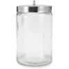 McKesson Sundry Glass Jar, Stainless Steel Lid, Unlabeled, 4 1/4 in x 7 in, 6 Count