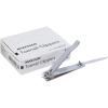McKesson Toenail Clippers with File – Steel Nail Clippers with Thumb Squeeze Lever, 12 Count