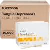 McKesson Tongue Depressors [10000 Count] Infant Size, Non-Sterile, Wood, Unflavored, Splinter-Free, 4.5 in – Use for Medical, Arts, Crafts, Spa – 1000 Count, Pack of 10(4.5 Inch – 10 000 ct)