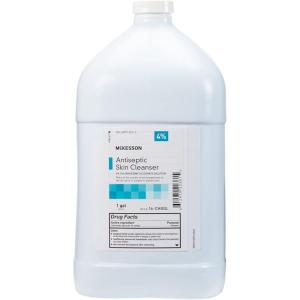 McKesson Antiseptic Skin Cleanser, Pre-Surgery Hand Soap, 4% Strength – Jug, 1 gal, 4 Count