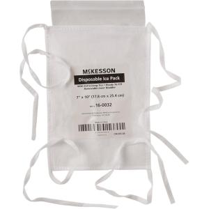 McKesson Disposable Ice Pack Bag, Tie Straps, 7 in x 10 in, 10 Count, 10 Packs, 100 Total