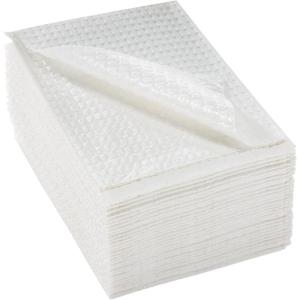 McKesson Disposable Towels [Pack of 250] for Dental Bibs, Nails, Tattoo, Dentist, Medical – 13 x 18 in, 2-Ply Tissue with Poly Back, Waffle Embossed, White