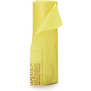 McKesson Infectious Linen and Laundry Handling Bags – 1.2 mil – Yellow, 30 gal – 33 gal Capacity, 23 in x 41 in, 250 Count