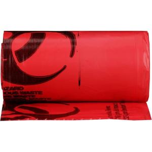 McKesson Infectious Waste Bags – Star-Sealed Bottom, 0.63 mil – Red, 30 gal – 33 gal Capacity, 31 in x 41 in, 250 Count