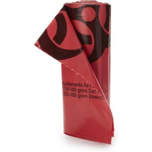 McKesson Infectious Waste Bags – Star-Sealed Bottom, 1.6 mil – Red, 30 gal to 33 gal Capacity, 31 in x 41 in, 100 Count