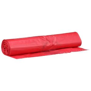 McKesson Kick Bucket Liners – Anti-Static with Biohazard Print Label, 1.3 mil – Red, 7 gal to 10 gal Capacity, 12 in x 8 in x 24 in, 500 Count