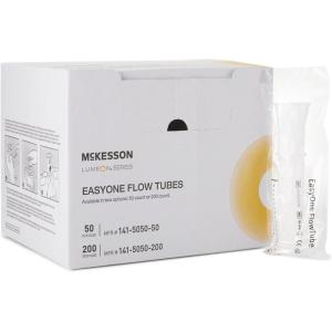 McKesson LUMEON Flow Tube – Disposable Mouthpiece, Non-Sterile Plastic Mouthpiece for Air Spirometry System, One Size, 200 Count