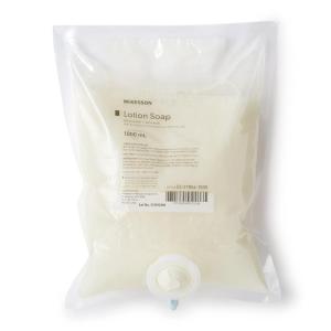 McKesson Lotion Hand Soap with Aloe, 1000 mL Refill Bag [Pack of 1] – Fresh Scent, Keeps Hands Clean and Moisturized, Medical-Grade Soap
