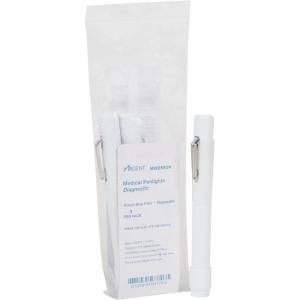 McKesson Medical Penlights for Nurses and Medical Professionals, Disposable Diagnostic Penlight, Cobalt Blue – Disposable 4.5 inch, 1 Count, 3 Packs, 3 Total
