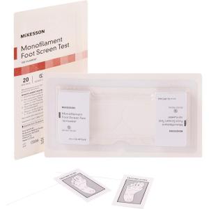 McKesson Monofilament Foot Screen Test, Neuropathy Screening Test Diabetic, 10 g, 480 Count(20 Pack (24 Count))