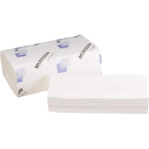 McKesson Multi-Fold Paper Towels for Bathroom or Kitchen, 1-Ply, White, 9.06 in x 9.45 in, 250 Towels, 16 Packs, 4000 Total