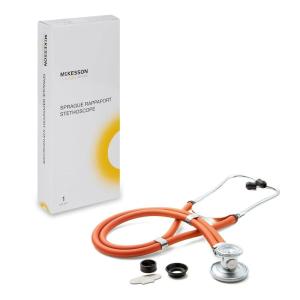 McKesson Orange Sprague Stethoscope, 22 inches, 1 Count