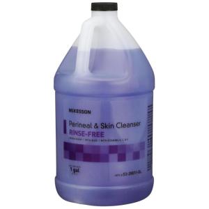 McKesson Perineal Skin Cleanser with Aloe, 1 Gallon [Pack of 4] Rinse-Free Body Wash for Incontinence or Ostomy Care, Fresh Scent(128 Fl Oz (Pack of 4))