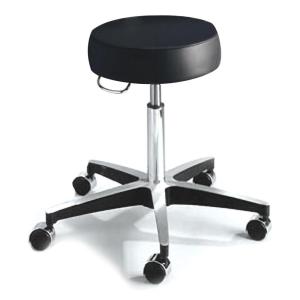 McKesson Round Pneumatic Exam Stool – Comfortable and Adjustable Medical Chair for Healthcare Professionals – Black, Adjustable Height, 1 Count