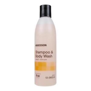 McKesson Shampoo and Body Wash with Aloe, Apricot Scent, 8 oz, 1 Count(8 Ounce (Pack of 1))