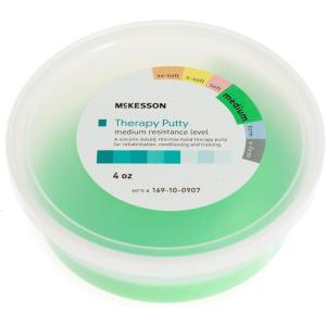 McKesson Therapy Putty – Medium Resistance for Fingers, Hands, and Wrist – Exercise Rehabilitation Occupational Therapy Tool – 4 oz, 1 Count