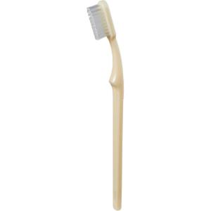 McKesson Toothbrush, Ivory, Medium Bristles, Curved, Individually Wrapped, 144 Count, 1 Pack