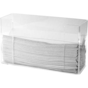 McKesson Tri-Fold Paper Towel Dispenser – Wall Mounted, Plastic, Clear – Size Small, 10.5 in x 4 in x 6.5 in, 1 Count