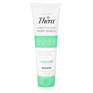 Thera Dimethicone Body Shield Barrier Cream – Incontinence Skin Protectant Ointment, Diaper Rash, Scented – 4 oz((1 ct))