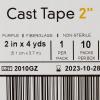 McKesson Cast Tape, Fiberglass, Purple, 2 in x 4 yds, 1 Count, 10 Packs, 10 Total