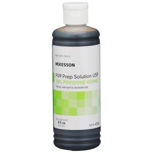 McKesson PVP Prep Solution USP, 10% Povidone-Iodine, 1 gal, 1 Count(8 Fl Oz (Pack of 24))