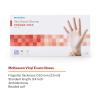 McKesson Confiderm Vinyl Exam Gloves – Powder-Free, Latex-Free, Ambidextrous, Smooth, Non-Sterile – Clear, Size XL, 50 Count, 1 Box