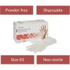 McKesson Powder-Free, Vinyl Exam Gloves, Non-Sterile, XS, 150 Count, 1 Box
