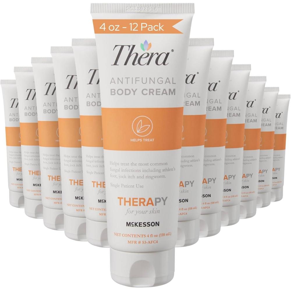 image:imageThera McKessons Antifungal Cream 2 Miconazole Nitrate Body Skin Athletes Foot Treatment  Relief for Ringworm Jock Itch  4 oz Pack of 124 Fl Oz Pack of 12