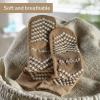 McKesson Unisex Slipper Socks Adult Size 7-1/2 to 10 Beige – 1 Pair