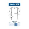 McKesson Disposable Non-Reinforced Surgical Gown with Towel Blue 2X-Large 26 Ct