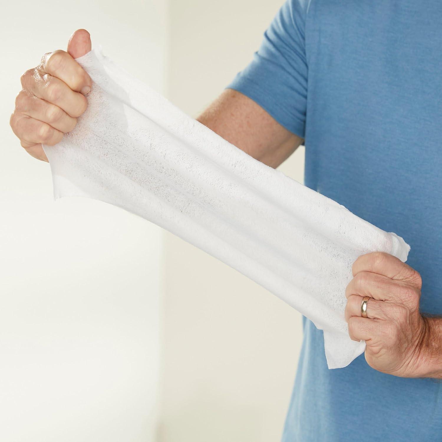 image:imageMcKesson Disposable Wipe 12 Pack 600 Washcloths Large Adult Body and Incontinence Washcloths with Aloe and Vitamin E AlcoholFree 50 Wipes Per PackScented