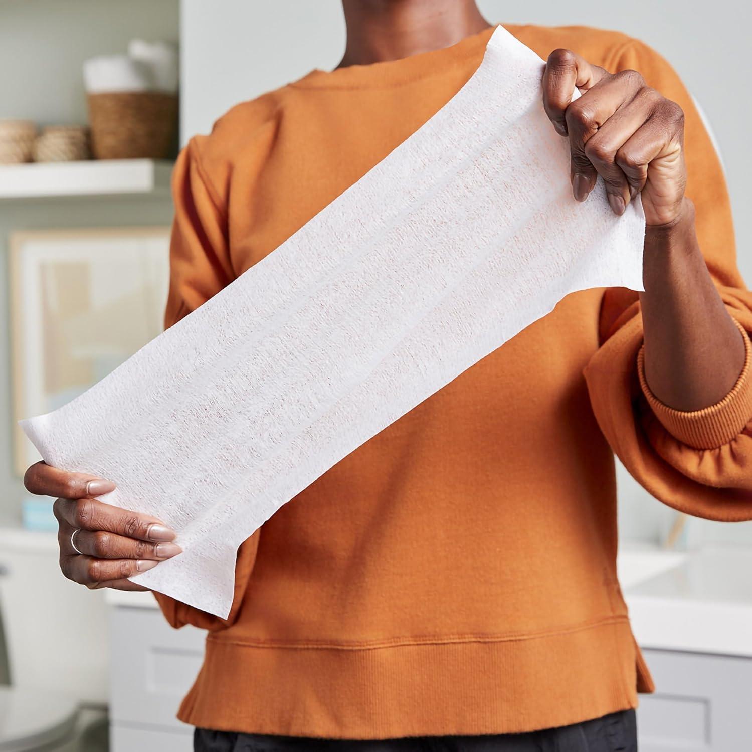 image:imageMcKesson Disposable Wipe 12 Pack 600 Washcloths Large Adult Body and Incontinence Washcloths with Aloe and Vitamin E AlcoholFree 50 Wipes Per PackUnscented